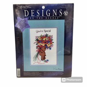 Designs for the Needle You're Special Cross Stitch Kit #5555 Double Mat Vtg NOS